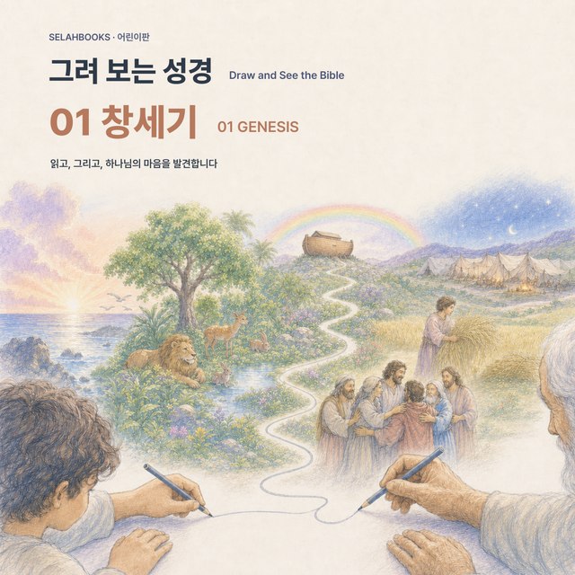 그려 보는 성경 01 창세기 표지 시안